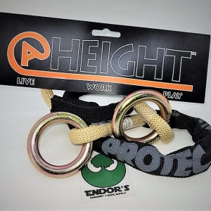 46-inch TriTech crane attachment with ISC ring, designed for secure and efficient load handling in professional tree work. Available at Endor’s Arborist & Rope Supply, this heavy-duty attachment offers strength, durability, and precision for arborists and crane operations. Call Endor’s Arborist & Rope Supply at (234) 410-3240 for expert advice and top-rated arborist rigging gear.