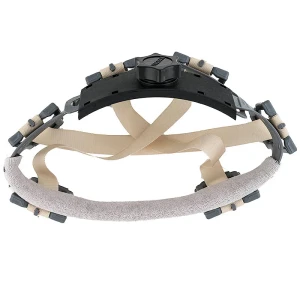 Image of the Vulcan 6-Point Ratchet Suspension System, engineered for superior comfort, adjustability, and secure helmet fit in high-performance environments like tree work, climbing, and industrial settings. Easily installs into compatible helmets to provide balanced weight distribution and dependable head protection. Available now at Endor’s Arborist & Rope Supply. Call (234) 410-3240 today for expert help and to upgrade your helmet support system.