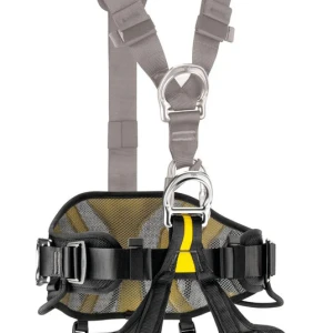 Rear view of the C081AA TOP Chest Harness showing reinforced stitching and adjustable straps for reliable upper-body support during climbing. Engineered for comfort and compatibility with sit harnesses. Call Endor’s Arborist & Rope Supply at (234) 410-3240 for expert help finding the right harness for your needs.