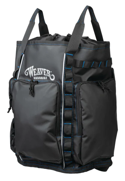 Side angle of the Chasm Gear Bag from Endor's Arborist & Rope Supply, designed for durability and maximum storage for arborist ropes, tools, and climbing gear. Built tough for job site demands—call Endor’s Arborist & Rope Supply at (234) 410-3240 to order or get expert advice today.