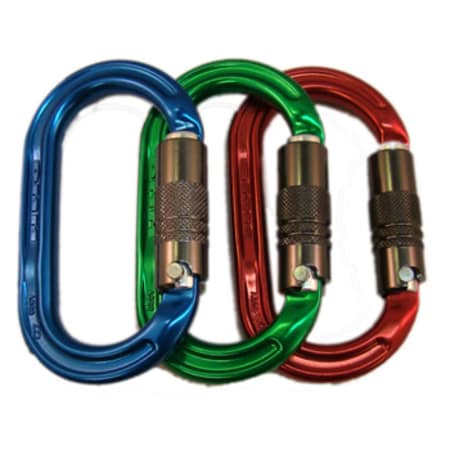 Colorful multi-pack of DMM Ultra O carabiners arranged side by side, featuring vibrant anodized finishes and precision construction ideal for arborist climbing and rigging tasks. Call Endor’s Arborist & Rope Supply at (234) 410-3240 to gear up with premium carabiners trusted by professionals. Explore safety. Elevate performance.