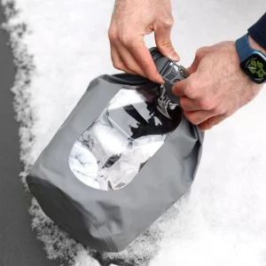 Side view of the NOD 5L Waterproof Dry Bag, available at Endor’s Arborist & Rope Supply—featuring a rugged, roll-top design for keeping tools, gear, and valuables safe from water, dirt, and debris. Perfect for arborists, climbers, hunters, and outdoor professionals working in unpredictable environments. Call Endor’s Arborist & Rope Supply at (234) 410-3240 to order your durable dry bag or get expert advice on essential outdoor gear.