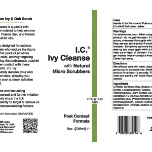 Image of the IC Ivy Cleanse, a specialized cleaning solution engineered to effectively remove residues and maintain the performance of arborist equipment and surfaces during tree care operations. Designed for optimal cleaning and maintenance, this premium product is available at Endor’s Arborist & Rope Supply. Call (234) 410-3240 today for expert advice and to upgrade your gear.