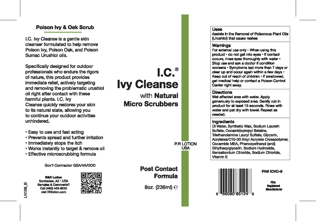 Image of the IC Ivy Cleanse, a specialized cleaning solution engineered to effectively remove residues and maintain the performance of arborist equipment and surfaces during tree care operations. Designed for optimal cleaning and maintenance, this premium product is available at Endor’s Arborist & Rope Supply. Call (234) 410-3240 today for expert advice and to upgrade your gear.