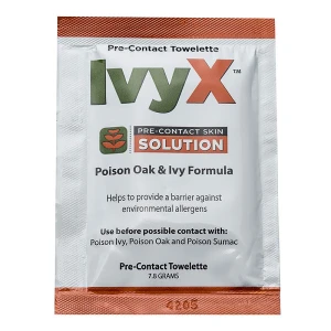 IvyX Towelette Pre Contact, designed for efficient cleaning and preparation of contact surfaces before use in professional arborist operations. Engineered for optimal residue removal and enhanced equipment performance, this premium cleaning tool is available at Endor’s Arborist & Rope Supply. Call (234) 410-3240 today for expert advice and to upgrade your maintenance gear.