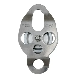 CMI Double Ended Pulley RP111 – a high-quality, durable pulley designed for arborists, rigging, and rescue operations. Its efficient design ensures smooth performance under heavy loads. Shop now at Endor’s Arborist & Rope Supply! Call (234) 410-3240 for expert advice and availability.