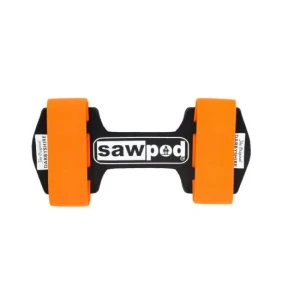SawPod leg strap holster securely holding a pruning saw, designed for quick access and comfort while climbing or working at height. Perfect for arborists, tree workers, and landscapers needing efficient saw storage. Order your SawPod today from Endor’s Arborist & Rope Supply—call (234) 410-3240 for availability, expert advice, and in-store assistance.