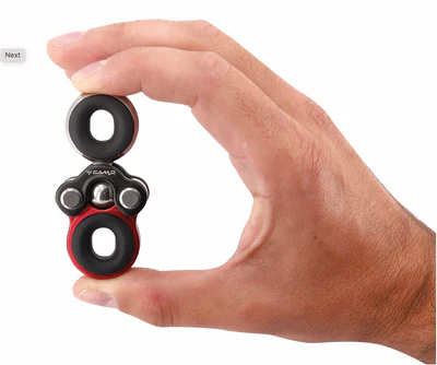 CAMP Gyro Swivel – A versatile, multi-directional connector designed to prevent rope twisting and enhance movement efficiency for arborists and rigging professionals. Get top-quality gear at Endor’s Arborist & Rope Supply. Call (234) 410-3240 to order now!