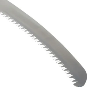 Image of the Sugoi 420mm Hand Saw, featuring a robust and curved blade designed for efficient cutting in tree pruning and arborist work. This tool is ideal for professionals seeking durability and precision in demanding environments. For expert advice and purchasing, contact Endor’s Arborist & Rope Supply at (234) 410-3240.